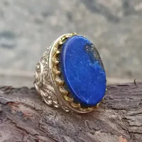 انگشتر نقره خاص لاجورد افغان