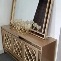 اینه کنسول چوبی
