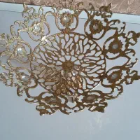 میوه خوری برنز پایه دار