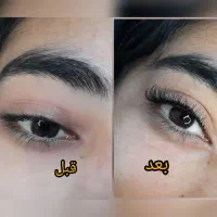 کاشت مژه موقت و اکستنشن مژه کلاسیک