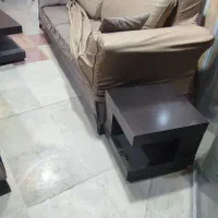 مبل 8نفره سالم به همراه کاور وعسلی سالم|مبلمان خانگی و میز عسلی|قم, بنیاد|دیوار