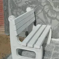 نیمکت بتنی طرح چوب درسه مدل جذاب
