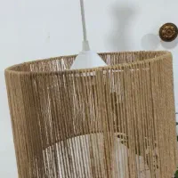 لوستر رافیا استوانه