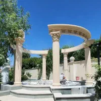 آبنما و آلاچیق گنبدی فایبر گلاس|مصالح و تجهیزات ساختمان|اصفهان, بوستان ناژوان|دیوار