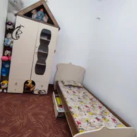 تخت نوجوان، کمد، شلف،تشک،|تخت و سرویس خواب|طبس, |دیوار