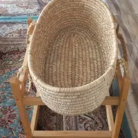 ننو گهواره حصیری|تخت و صندلی بچه|نکا, |دیوار