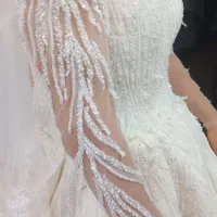 لباس عروس سایز ۳۶تا ۴۲ پشتشم بندیه|لباس|خوی, |دیوار