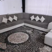 یک سرویس مبل ال هفت نفره سالم بدون پاره گی