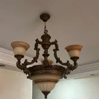 دو عدد لوستر ۳ شاخه، یه عدد لوستر تکی دو عدد دیوار|لوستر و چراغ آویز|تهران, گیشا|دیوار