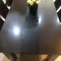 ست ناهار خوری هشت نفره چوبی (تمیز و قابل استفاده )|میز و صندلی غذاخوری|تهران, گرگان|دیوار