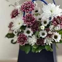باکس گل سورمه ای