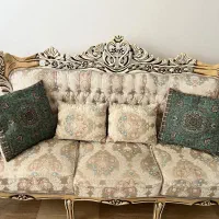 مبل سلطنتی و آینه شمعدان|مبلمان خانگی و میز عسلی|جهرم, |دیوار