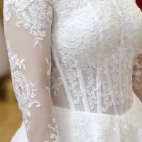 لباس عروس مدل اروپایی مزون دوز|لباس|آستانه اشرفیه, |دیوار