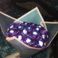 انواع گل روبانی و باکس نوزادی و تولد ودسته گل|گل مصنوعی|خرم‌آباد, |دیوار