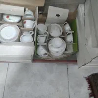 ارکوپال ۲۶ پارچه و استکان آرک۱۲و ۱۴ پارچه پذیرایی|ظروف سرو و پذیرایی|رشت, سلیمانداراب|دیوار