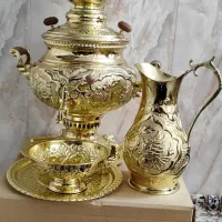 سماور طلایی تزئینی