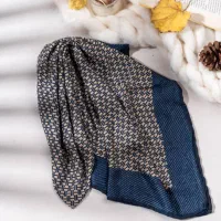 روسری نخی پلیسه پاییزه در 6 رنگ زیبا