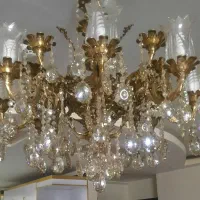 لوستر ۱۶شاخه برنز