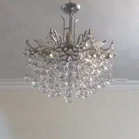 لوستر  گوی کریستال