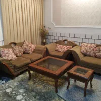 مبل ۷ نفره بادوتاعسلی