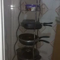 استند فلزی ۶ طبقه قابلمه نو