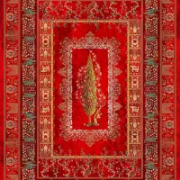 فرش درخت زندگی لاکی۱۲۰۰شانه جدید تراکم ۳۶۰۰