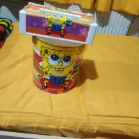 جا دستمال کاغذی وسطل آشغال