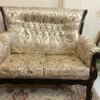 مبل ۷ نفره همراه روکش پارچه مبلی|مبلمان خانگی و میز عسلی|رشت, بلوار گیلان|دیوار