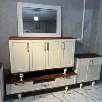 ست سه‌تکه آینه کنسول مدرن  کیفیت شرکتی،|بوفه، ویترین، کنسول|خوی, |دیوار