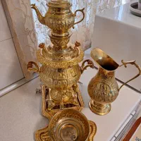 سماور آب طلا قلمکاری|سماور، چایساز، قهوهساز|تهران, آهنگ|دیوار