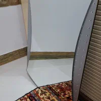 آینه قدیمی ضخیم ال ای دار روشویی|آینه|گرگان, |دیوار