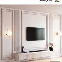 گچکاری وقاب بندی دیواربامدلهای دلخواه وترکیبی|خدمات پیشه و مهارت|میاندوآب, |دیوار