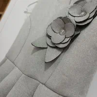 لباس مجلسی دخترانه شاین نقره ای