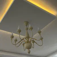 لوستر۸شعله|لوستر و چراغ آویز|رشت, سعدی (تختی)|دیوار