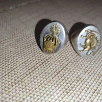 انگشترتاج شیروخورشیدقدیمی وعتیقه