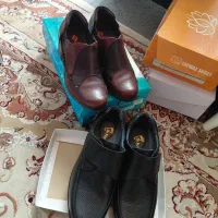 کفش های چرم اصل چرم سهیل و دکتر فام