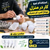 استخدام‌ ، درآمدزایی در خانه با تولید لامپ