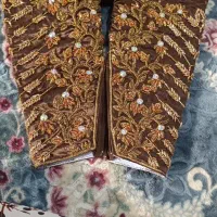 شلوار بندری تمام کریستال و ملیله دوزی