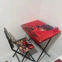 میز و صندلی تاشو دخترانه