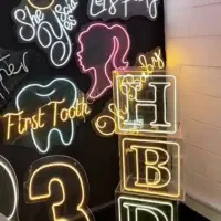 طراحی و ساخت نئون  هپی برزدی