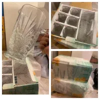 سرویس پارچ و لیوان کریستال ژاپنی نو و استقاده نشده