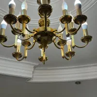 لوستر برنج ابکاری طلا