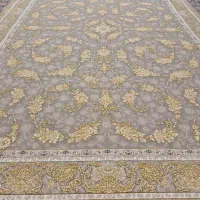 دوتخته فرش ۶ متری گل برجسته سیلور دستبافت گونه|فرش|کرمانشاه, |دیوار