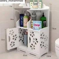 استند ایستاده شلف درب دار بزرگ کابینتی pvc ضدآب|لوازم حمام|مشهد, مقدم|دیوار