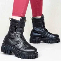 نیم بوت پنج چسب زنانه سایز ۳۸