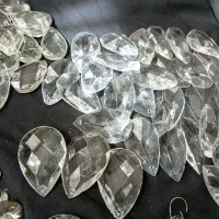 آویز لوستر  .بادامی و گوشواره