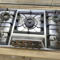 گاز استیل رومیزی البرز با کابینت ام دی آف.