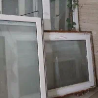 درب آکاردئون ۵۰ ۲ در ۱۶۰ ودردوجداره و دو پنجرهupvc|مصالح و تجهیزات ساختمان|خمینی‌شهر, |دیوار