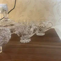 سرویس عروس (کریستال اصل خورشیدی )|ظروف سرو و پذیرایی|تهران, کوی بیمه|دیوار