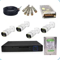 پک کامل دوربین مدار بسته۴کانال AHD  /با نصب